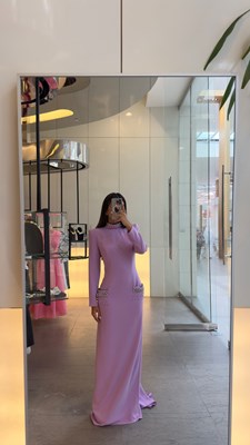 Show details for HAITI LILAC PARTY DRESS Picture of HAITI LILAC PARTY DRESS