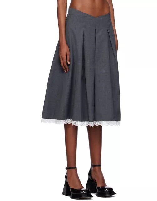 Picture of LOW WAIST A- SHAPE SKIRT 