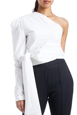Picture of ONE SHOULDER WRAP TOP