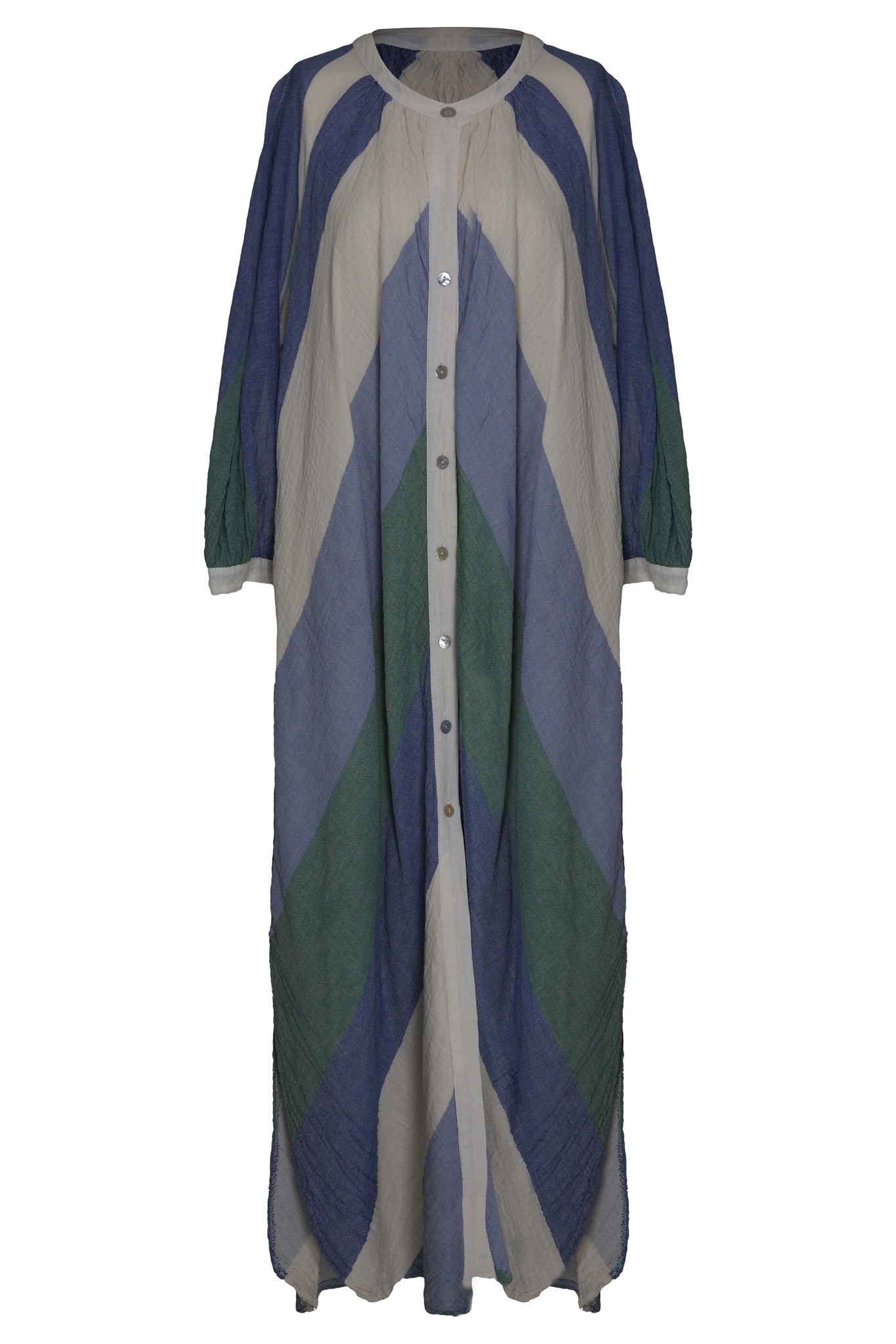 Picture of STRIPED CHEMISIER WITH BUTTONS 