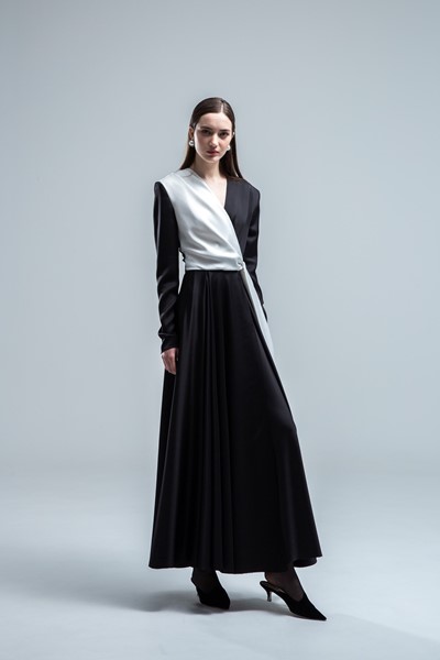 Picture of BLACK&WHITE MAXI DRESS, Picture 1