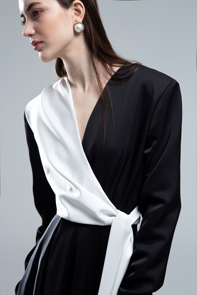 Picture of BLACK&WHITE MAXI DRESS, Picture 2