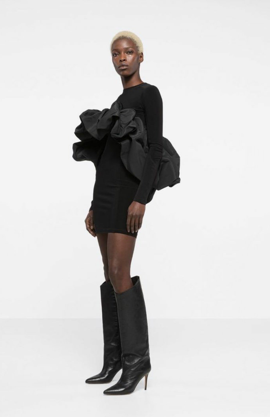 Picture of NORMAN DRESS-DRESS FLOUNCE