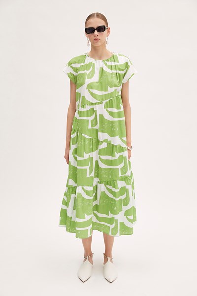 Picture of MIDI ABSTRACT DRESS, Picture 1