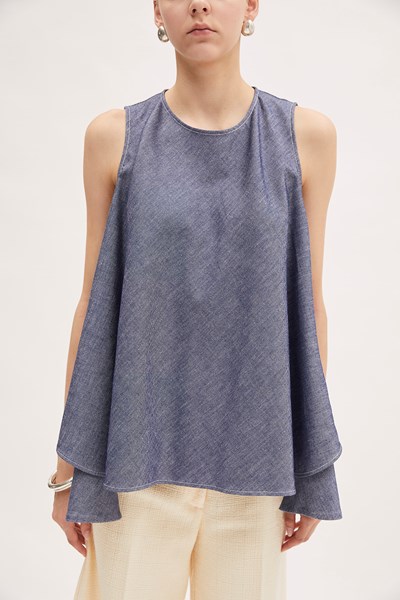 Picture of DENIM SLEEVELESS TOP, Picture 1