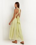 Picture of LONG HALTER DRESS MINT