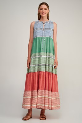 Picture of MAXI DRESS STRIPED SLEEVLESS