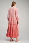 Picture of MAXI  DRESS LONG SLEEVE PINK