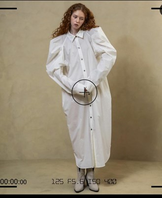 Picture of SHIRT DRESS 009 WHITE