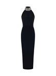 Picture of VELVET MAXI DRESS W/ CRYSTAL