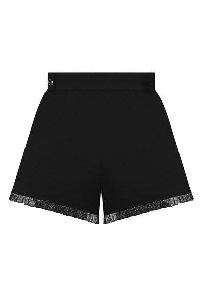 Picture of METALLIC LACE TRIMED SHORTS, Picture 2