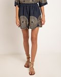 Picture of TOP SLEEVELESS LABYRINTH NAVY BLUE 