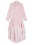 Picture of ASYMMETRICAL VOLANT SHIRT DRESS