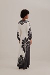 Picture of CUT OUT LONG SLEEVE MAXI DRESS