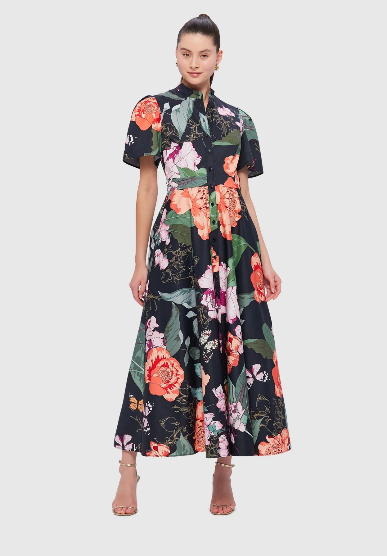 Picture of BIANCA SHORT SLEEVE MIDI DRESS