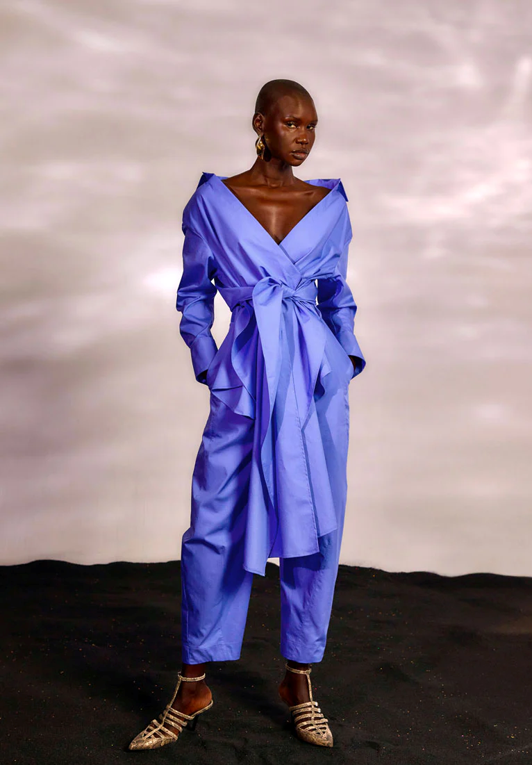 Picture of WAVES TROUSERS BLUE