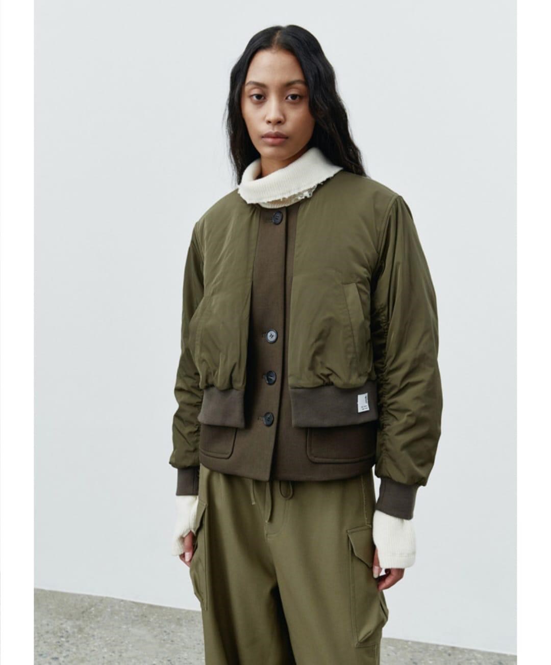 Picture of MA1 LAYERED QUILTED KHAKI