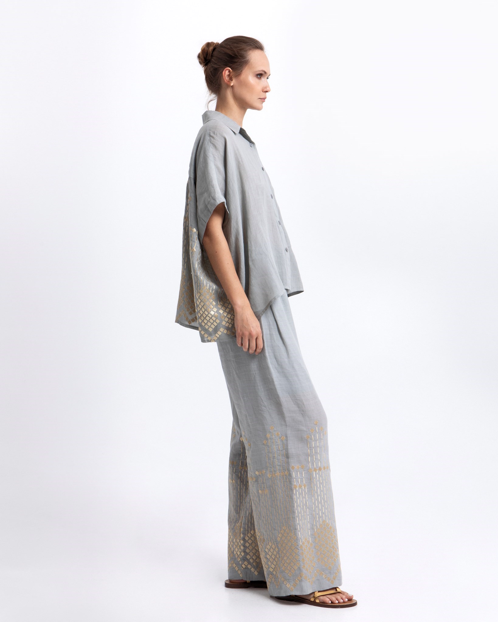 Picture of PANTS GRAPE LOOSE DRAWSTRING