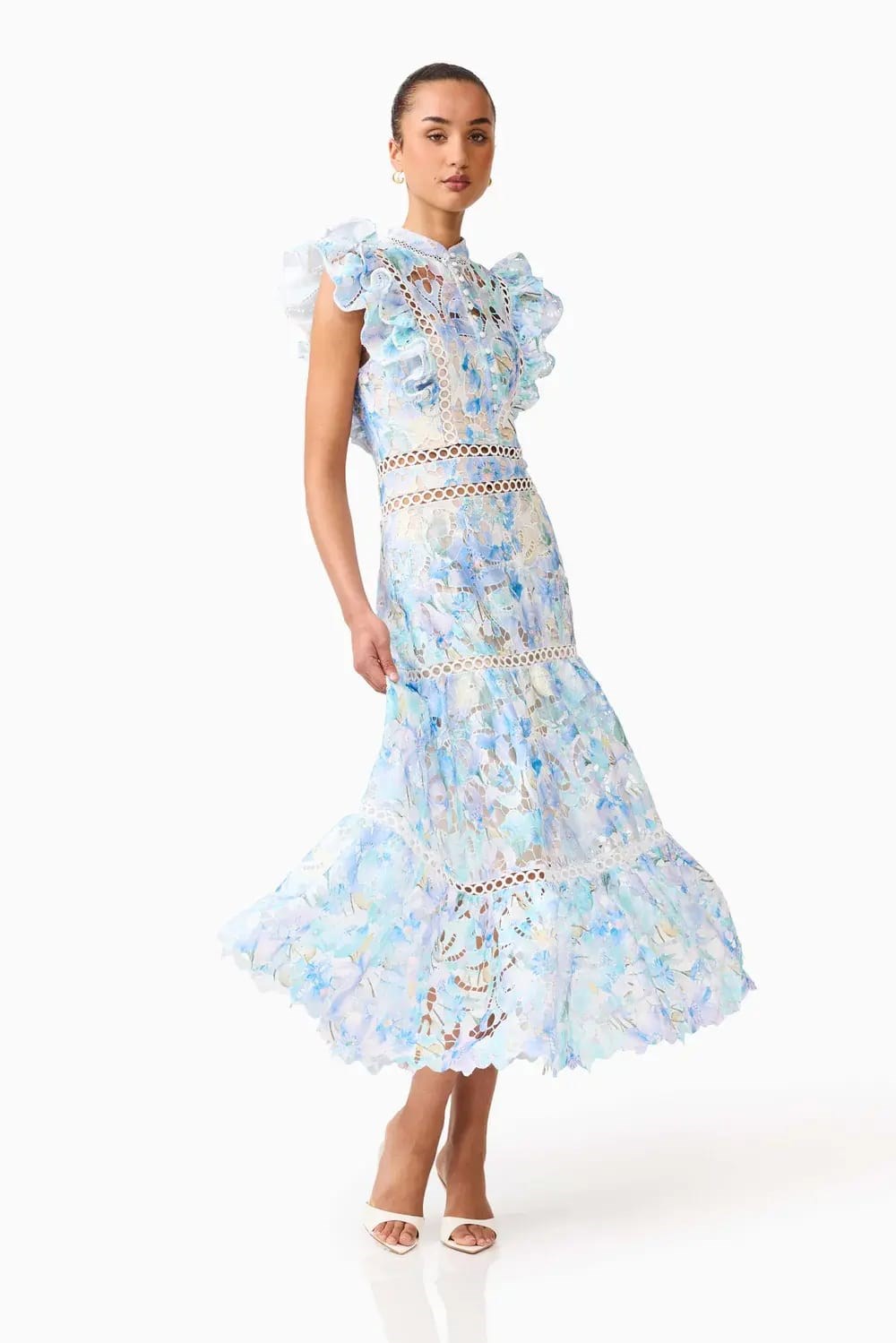 Picture of KALISSA RUFFLE MAXI DRESS