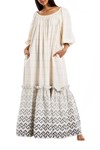 Picture of ELECTRA DRESS GREY MEANDER