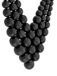 Picture of EBONY BEAD LONG NECKLACE