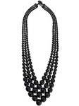 Picture of EBONY BEAD LONG NECKLACE