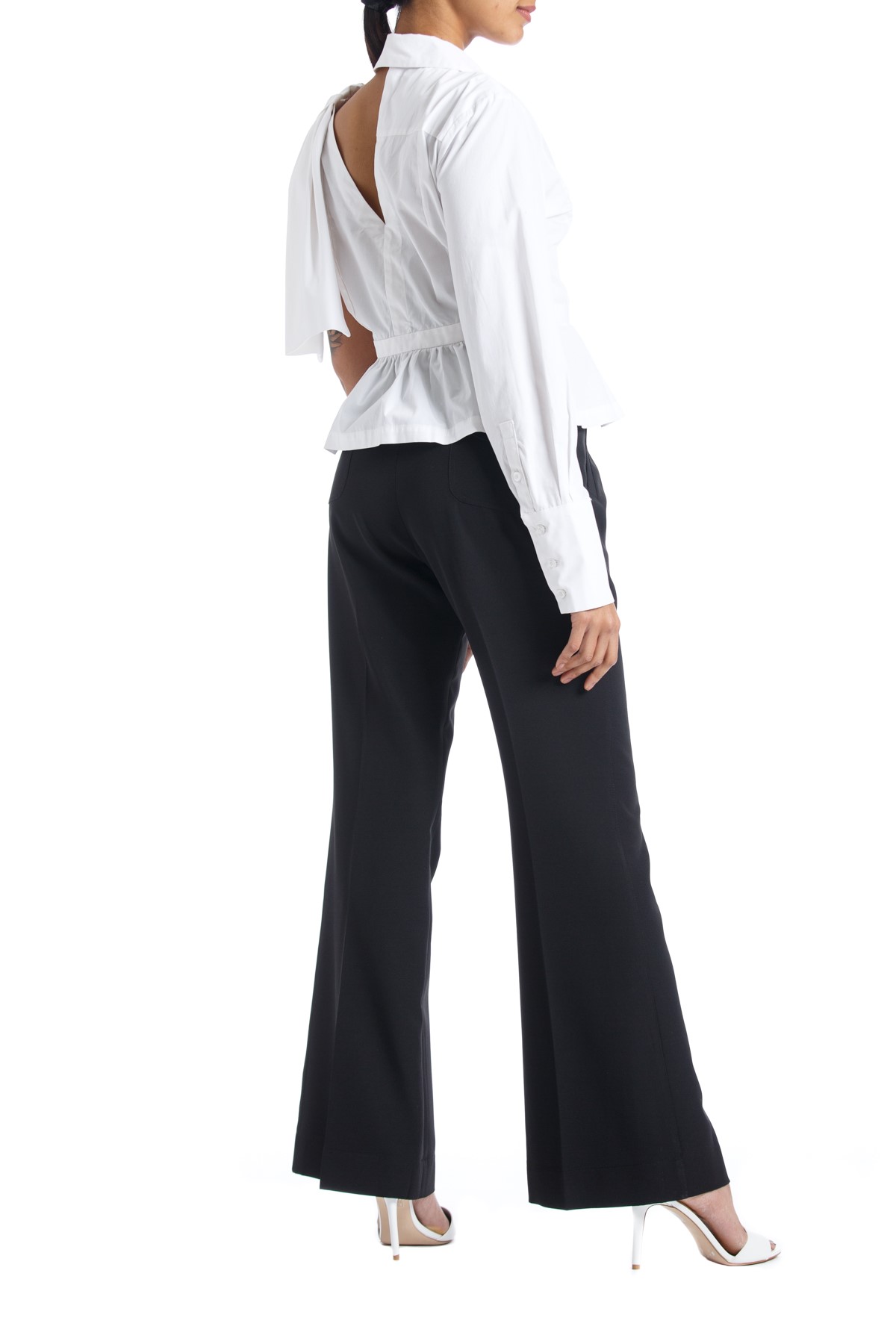 flare leg stretch pants