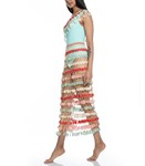 Picture of HEARTED HANF-KNITTED MAXI SKIRT
