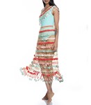 Picture of HEARTED HANF-KNITTED MAXI SKIRT