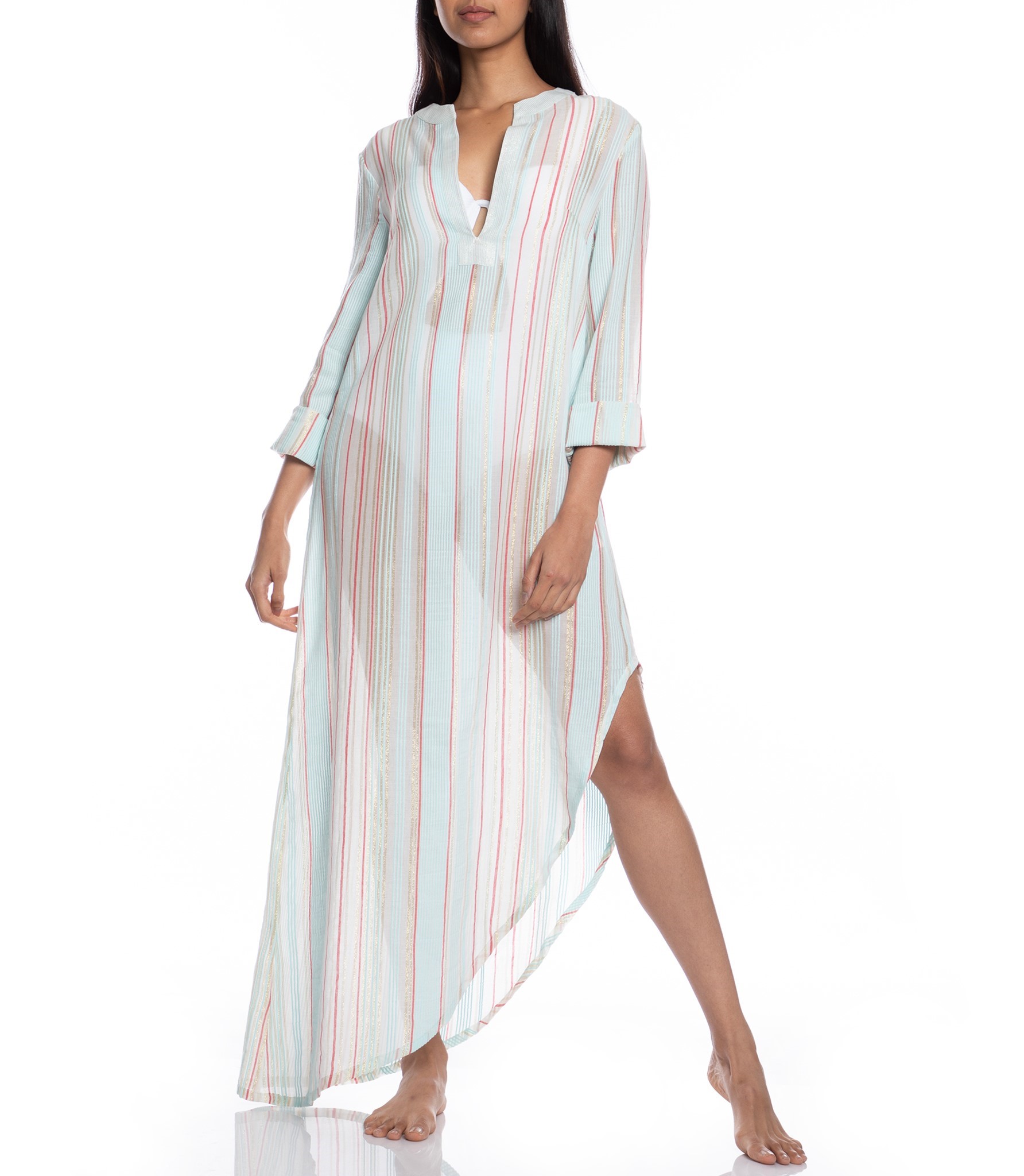striped kaftan