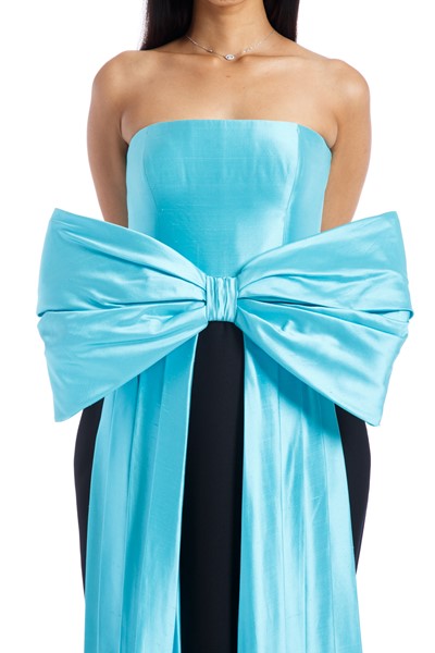 Picture of Bow Embellished Strapless Silk , Picture 3