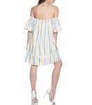 Picture of STRIPE OFF THE SHOULDER DRESS 