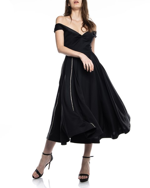 Picture of BARDOT OFF SHOULDER FLARE DRESS, Picture 2