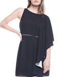 Picture of ASYMMETRIC DRAPED SLEEVE DRESS