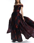 Picture of DRESS BURGUNDY