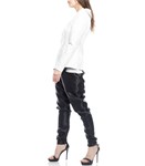 Picture of TOP WHITE & PANT BLACK