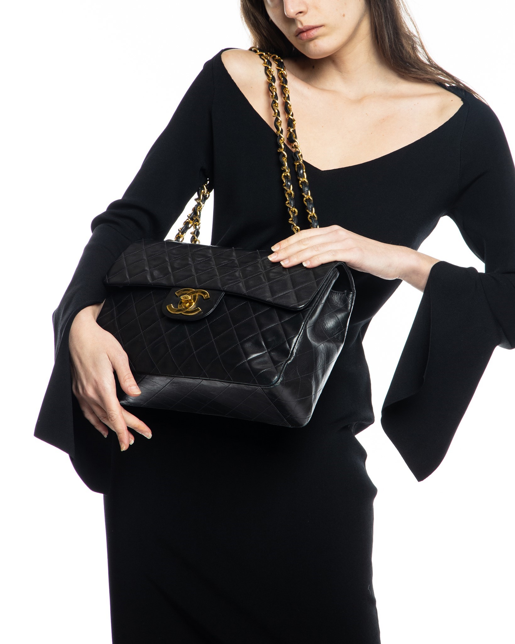 Nass boutique is a multi-brand boutique curating women's clothing and  accessoriesVINTAGE CHANEL JUMBO BAG