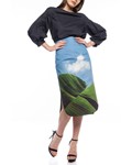 Picture of PENCIL SKIRT WITH SIDE SLITS