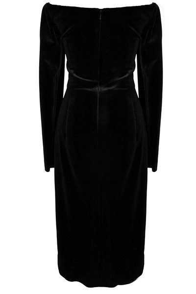 Picture of VELVET LONG SLEEVE DRESS, Picture 3